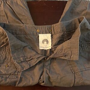 Women's Gray Cargo Shorts